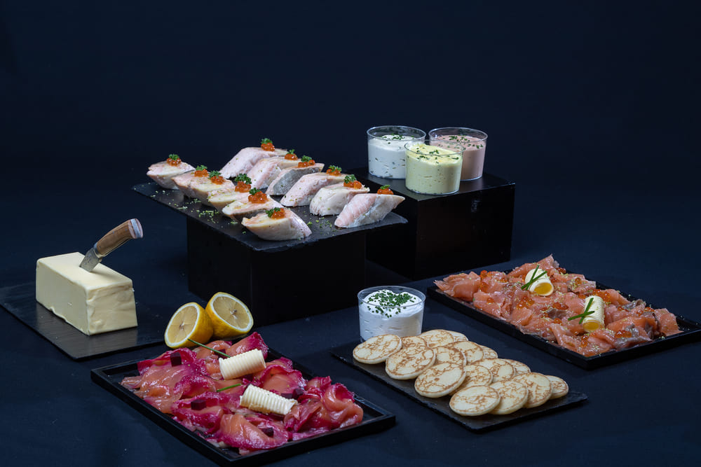 hors d'oeuvres poissons